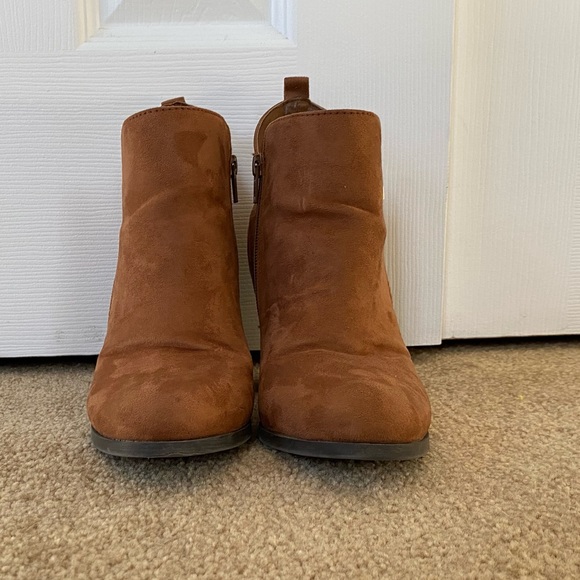 Heeled Suede Booties- 2.5” heel - Picture 2 of 3